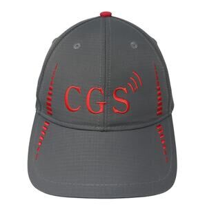 CGS Strapback Baseball Cap Gray OS Adjustable Embroidered Cap America Golf